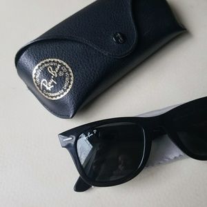 Authentic polarized ray ban wayfarer